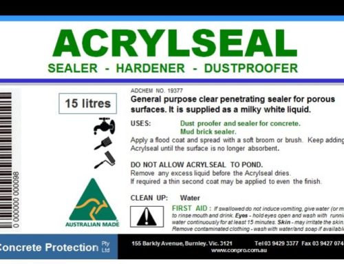 Acryseal – water based quality acrylic floor sealer