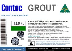 contec-grout-lable