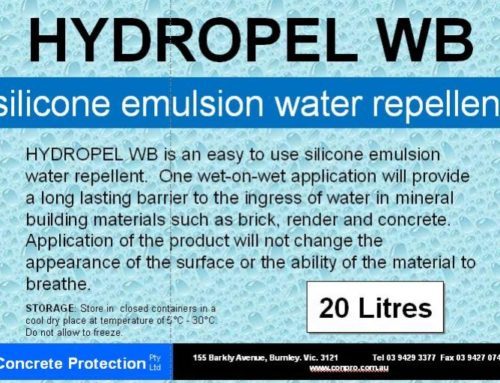 HYDROPEL WB – Clear Water Repellent to Penetrate External Mineral Building Materials